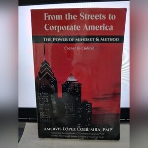 Paperback Book "From the Streets to Corporate America" AMERVIS ⭐️SHIPS FREE⭐️